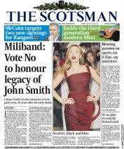 The Scotsman () Newspaper Front Page for 21 March 2014
