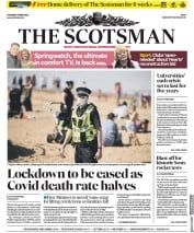 The Scotsman () Newspaper Front Page for 21 May 2020