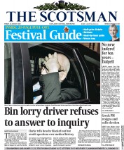The Scotsman () Newspaper Front Page for 21 August 2015