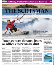 The Scotsman () Newspaper Front Page for 21 August 2020