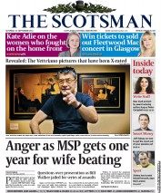 The Scotsman () Newspaper Front Page for 21 September 2013