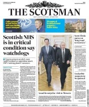 The Scotsman () Newspaper Front Page for 22 October 2015