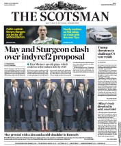 The Scotsman () Newspaper Front Page for 22 October 2016
