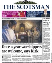 The Scotsman () Newspaper Front Page for 22 December 2014