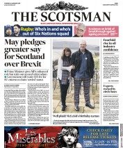 The Scotsman () Newspaper Front Page for 22 January 2019