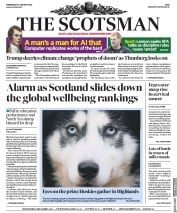 The Scotsman () Newspaper Front Page for 22 January 2020