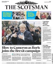 The Scotsman () Newspaper Front Page for 22 February 2016