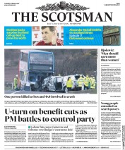 The Scotsman () Newspaper Front Page for 22 March 2016
