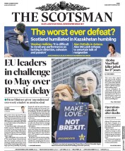 The Scotsman () Newspaper Front Page for 22 March 2019