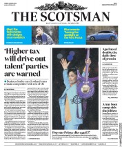 The Scotsman () Newspaper Front Page for 22 April 2016