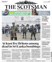 The Scotsman () Newspaper Front Page for 22 April 2019