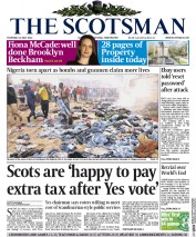 The Scotsman () Newspaper Front Page for 22 May 2014