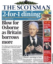 The Scotsman () Newspaper Front Page for 22 June 2013