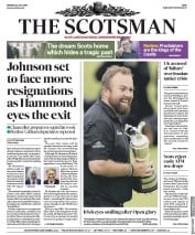 The Scotsman () Newspaper Front Page for 22 July 2019