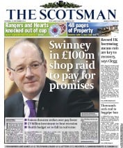 The Scotsman () Newspaper Front Page for 22 September 2011