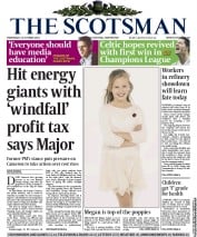The Scotsman () Newspaper Front Page for 23 October 2013