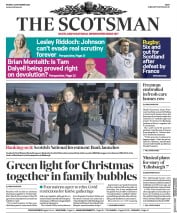 The Scotsman () Newspaper Front Page for 23 November 2020