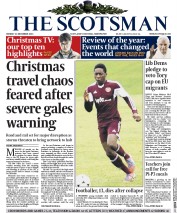 The Scotsman () Newspaper Front Page for 23 December 2013