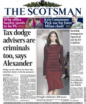 The Scotsman () Newspaper Front Page for 23 February 2015