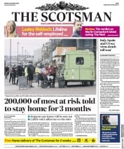The Scotsman () Newspaper Front Page for 23 March 2020