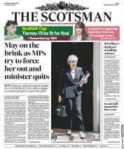 The Scotsman () Newspaper Front Page for 23 May 2019