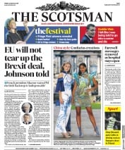 The Scotsman () Newspaper Front Page for 23 August 2019