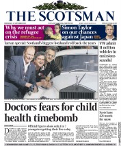 The Scotsman () Newspaper Front Page for 23 September 2015