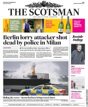The Scotsman () Newspaper Front Page for 24 December 2016