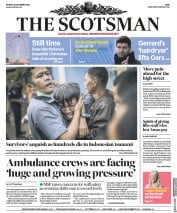 The Scotsman () Newspaper Front Page for 24 December 2018