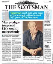The Scotsman () Newspaper Front Page for 24 January 2017