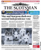 The Scotsman () Newspaper Front Page for 24 January 2019