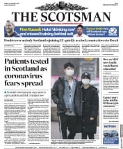 The Scotsman () Newspaper Front Page for 24 January 2020
