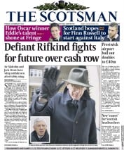The Scotsman () Newspaper Front Page for 24 February 2015