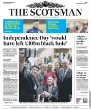 The Scotsman () Newspaper Front Page for 24 March 2016
