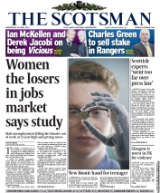 The Scotsman () Newspaper Front Page for 24 April 2013