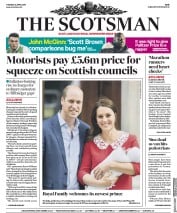 The Scotsman () Newspaper Front Page for 24 April 2018