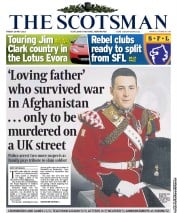 The Scotsman () Newspaper Front Page for 24 May 2013