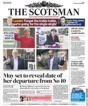 The Scotsman () Newspaper Front Page for 24 May 2019