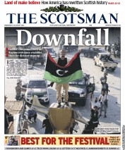 The Scotsman () Newspaper Front Page for 24 August 2011