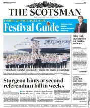The Scotsman () Newspaper Front Page for 24 August 2016