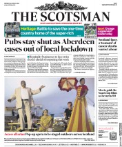 The Scotsman () Newspaper Front Page for 24 August 2020