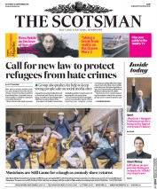 The Scotsman () Newspaper Front Page for 24 September 2016