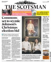 The Scotsman () Newspaper Front Page for 25 October 2019