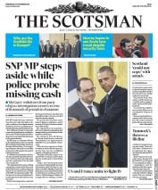 The Scotsman () Newspaper Front Page for 25 November 2015
