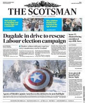 The Scotsman () Newspaper Front Page for 25 January 2016