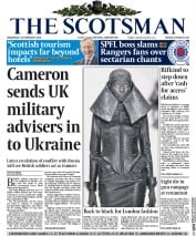 The Scotsman () Newspaper Front Page for 25 February 2015