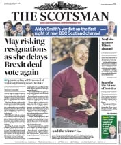 The Scotsman () Newspaper Front Page for 25 February 2019