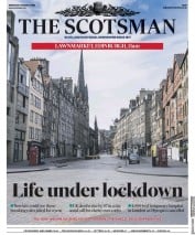 The Scotsman () Newspaper Front Page for 25 March 2020
