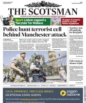 The Scotsman () Newspaper Front Page for 25 May 2017