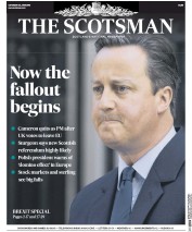 The Scotsman () Newspaper Front Page for 25 June 2016